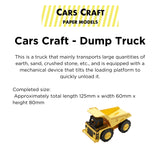 Cars Craft - Dump Truck CC-K1