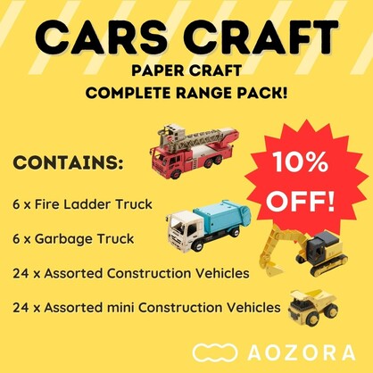 Aozora - Cars Craft Pack @ 10% OFF! - OUT OF STOCK
