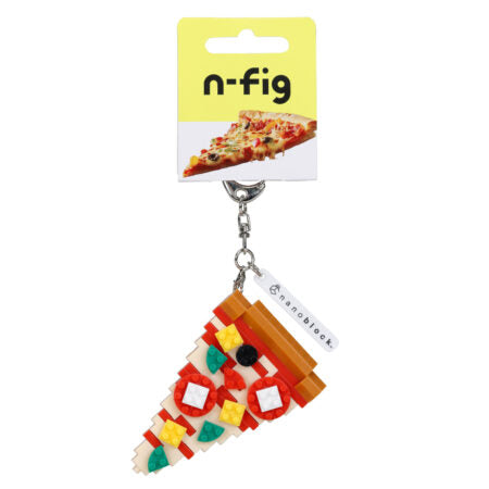 N-FIG - Pizza - Keyring or Bag Charm