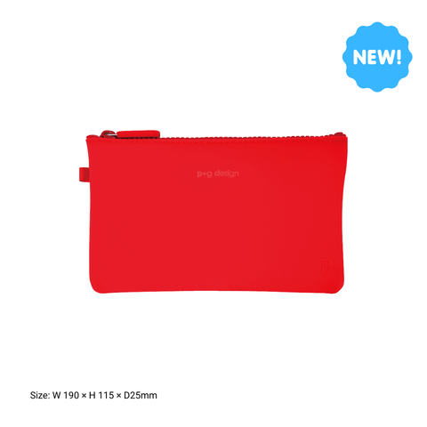 NUU Red Zipper Pouch - OUT OF STOCK: ETA Early Nov