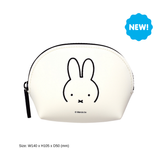 NUU-Oval Pouch Miffy White