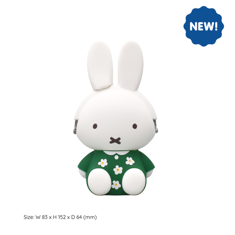 3D POCHI miffy Green Purse