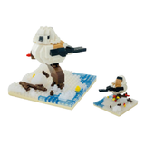 Japanese Long-Tailed Tit on base plate - ECO Friendly PKG - OUT OF STOCK: ETA Mid Nov