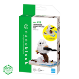 Japanese Long-Tailed Tit on base plate - ECO Friendly PKG - OUT OF STOCK: ETA Mid Nov