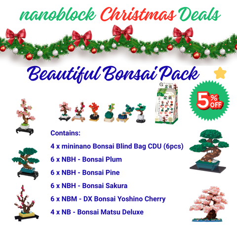Christmas Deals - Beautiful Bonsai Pack @ 5% OFF!